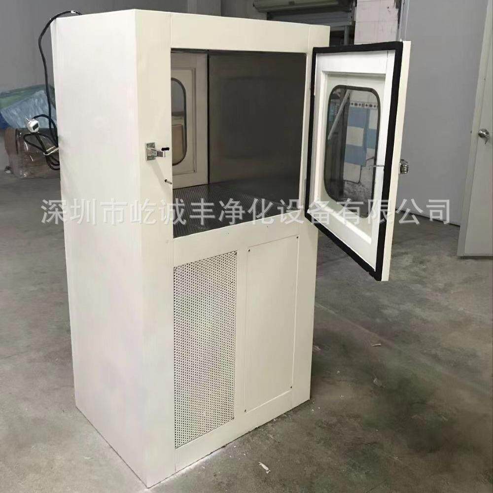 工厂风淋传递窗 净化传递窗厂家传递物品互锁气闸功能