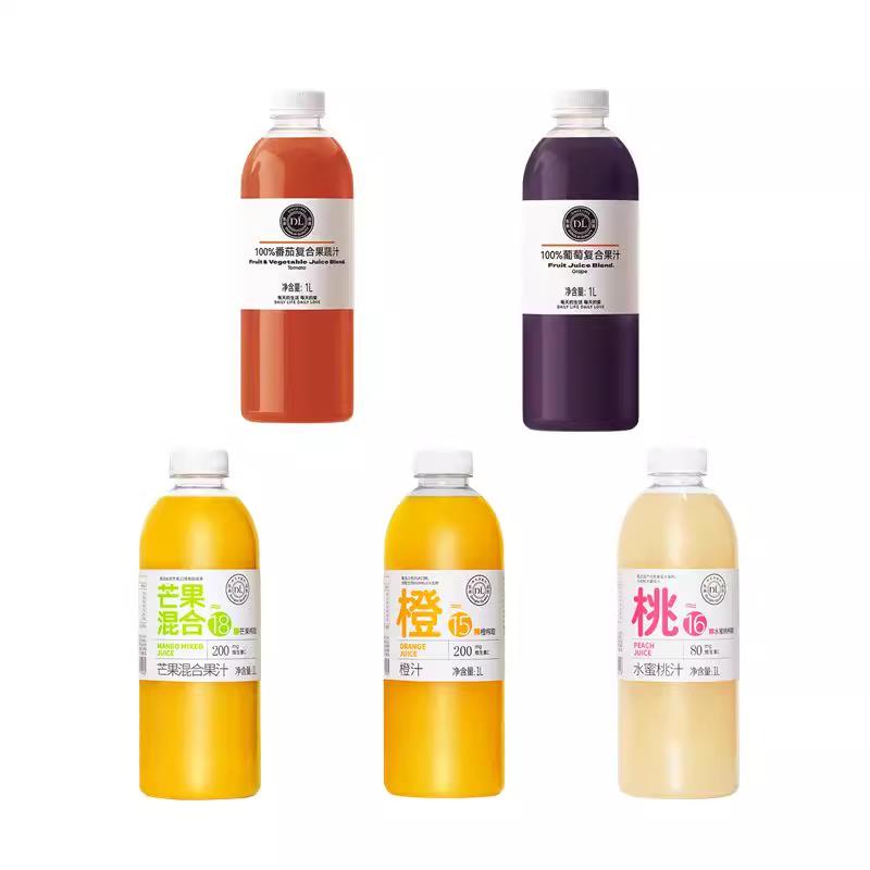 许昌正品DL果汁葡萄复合汁番茄果蔬汁橙汁水蜜桃芒果混合汁100%
