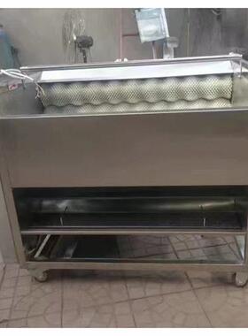 动毛刷土豆洗机 家用毛辊清洗自去皮机不锈钢清清洗神鑫旺发器一