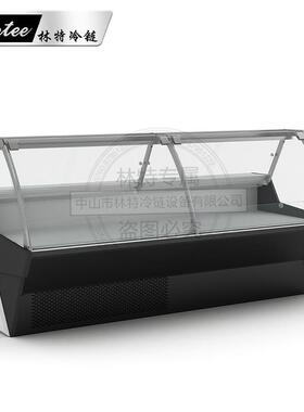 林特动感鲜生4新款风冷熟食冷藏柜带玻璃盖可向上翻