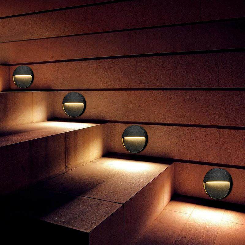 防水地脚灯庭院花园外墙壁灯入户踏步灯明装楼梯墙角灯台阶灯防腐