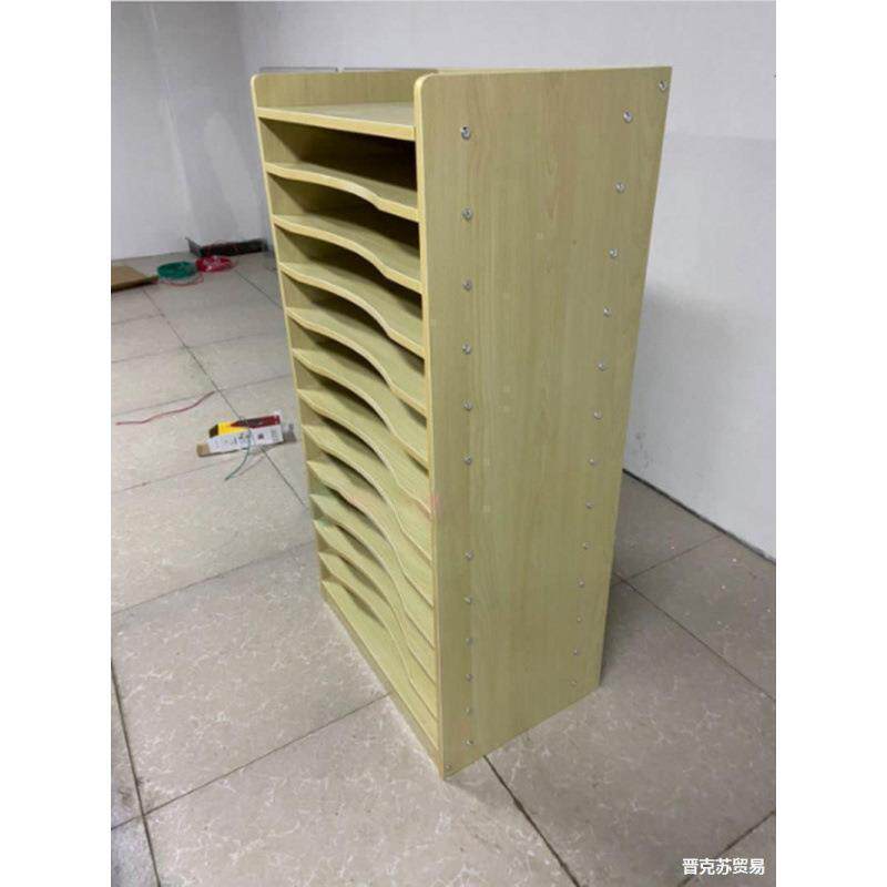 MpbE4Afw园画室置物架纳用品柜子美术室幼收儿开整理纸纸张材料画