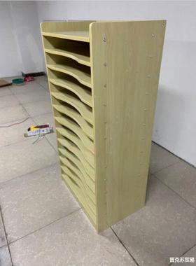 MpbE4Afw园画室置物架纳用品柜子美术室幼收儿开整理纸纸张材料画