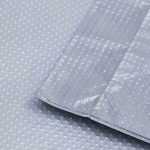 10Pcs Plastic Moving Packing Bag Silver Grey Extra Thick