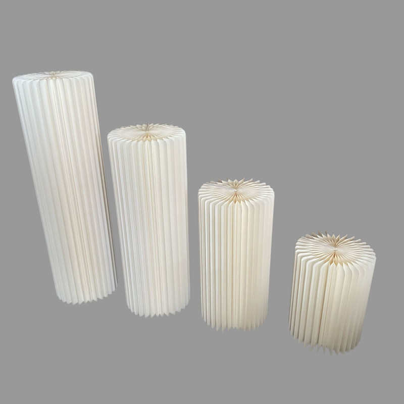 婚庆道具纸质折叠圆柱甜品台罗马柱折柱路引摆件商场橱窗生日布置