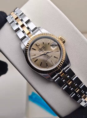 经典款9.8新帝舵公主系列精钢18K金自动机械腕表25MM女表92413