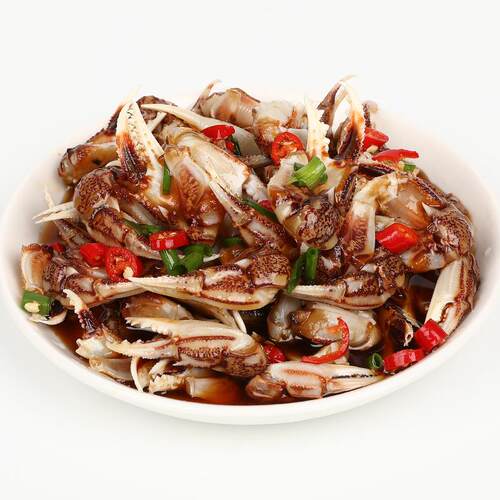 开罐即食麻辣醉蟹钳罐装500g新鲜熟食蟹脚捞汁生腌小海鲜
