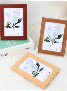 Nordic simple wooden photo frame square picture frames 相框