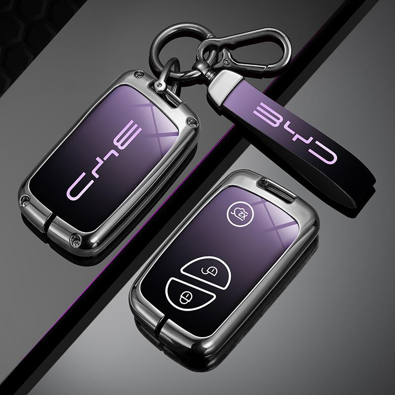 适用老款比亚迪钥匙套F3/S6包G3R/L3高档壳S7/F0/e6/M6唐多用途扣