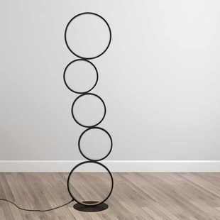 ED五环圆圈北欧简约现代LED立式 卧室氛围灯 落地台灯客厅创意个性
