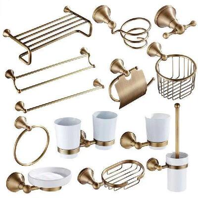 Antique Bronze Bathroom Accessories Hairdryer Rack Coat