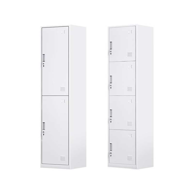 钢制单门更衣柜铁皮柜带锁员工换衣柜浴室宿舍存包柜办公室储物柜