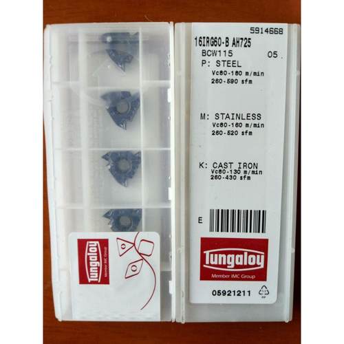 16IRG60-B AH725通用加工材质甩卖 正品日本东芝泰珂洛内牙刀片