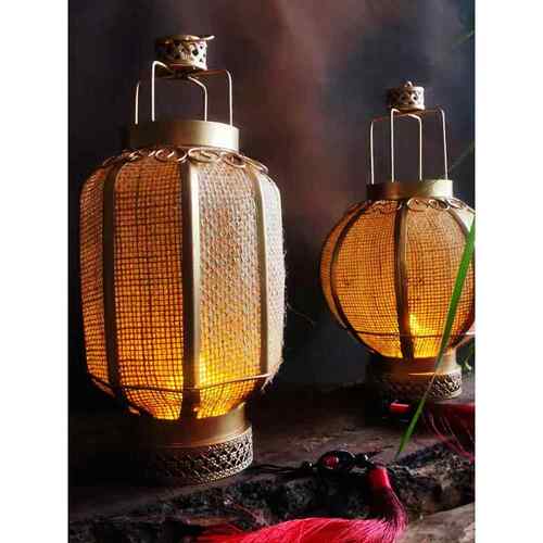 手提式金古董麻灯，古装汉朝摄影道具，中式舞蹈表演装饰小宫灯