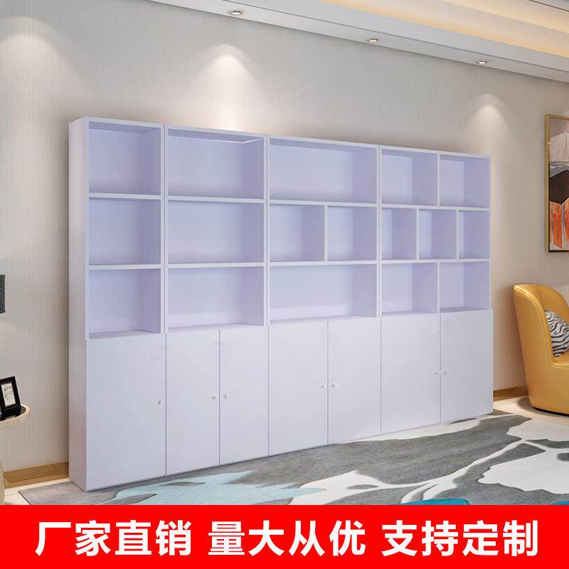 创意置物架木质落地板式书柜家居简约收纳柜饰品展示架收纳档案柜