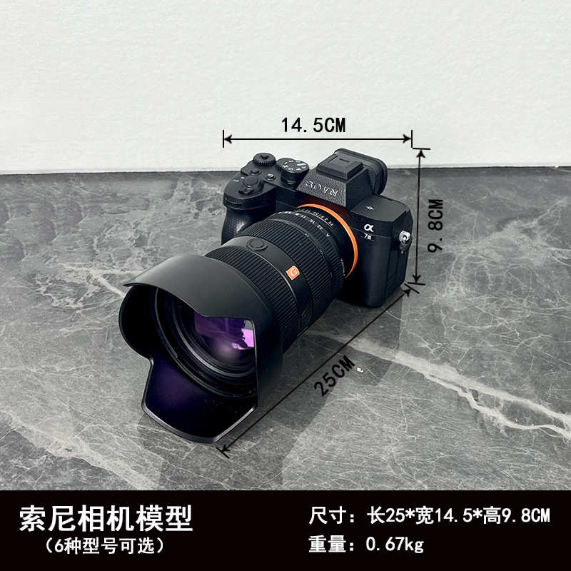 摆件道具单反相机摆拍模型别墅桌面影视新款摄影装饰样板间