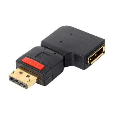 CYSM Xiwai Black Standard 90 Degree Left Angled DisplayPort