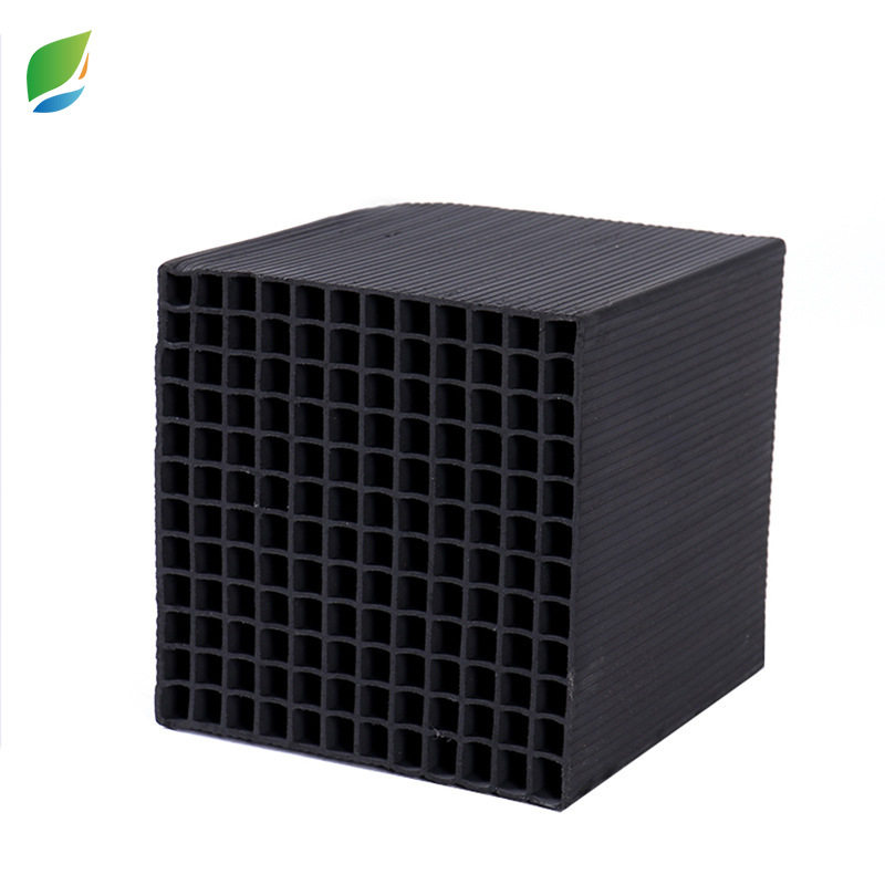 活性炭蜂窝砖防水工业颗粒方块方砖吸附箱800碘值喷漆房污水废气