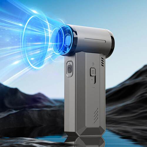 F72高速暴力涡轮风扇户外手持风扇便携充电吹风机车载吹尘器原厂