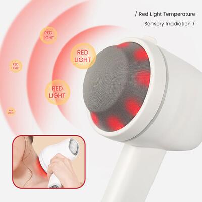 Electric Vibration Massager For Body Red Light Neck Leg Mass