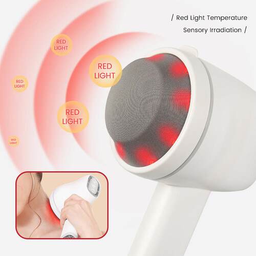 Electric Vibration Massager For Body Red Light Neck Leg Mass