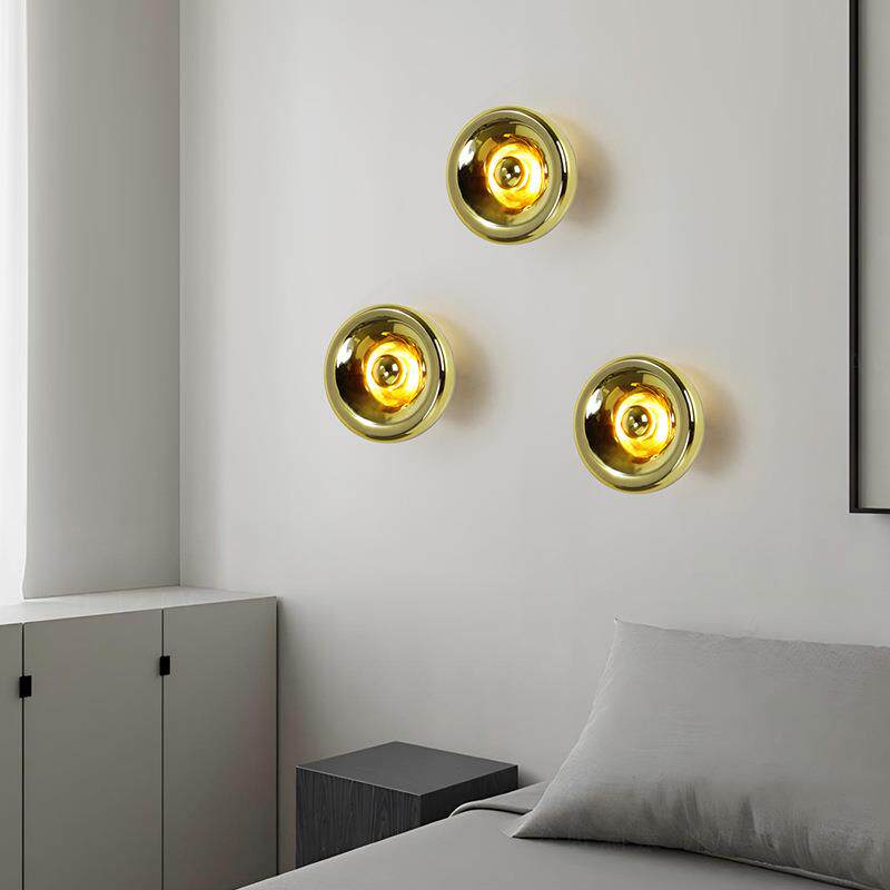 玻璃熔岩壁灯轻奢创意艺术室内壁灯床头装饰客厅卧室过道墙壁灯