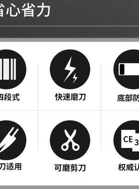 多槽开刃磨刀磨刀TDS017石快神速摊细磨地剪刀锯齿器刀手动磨刀器