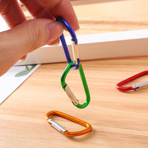 D-Shaped Carabiner, Multi-functional Outdoor Hook, Quick Dra