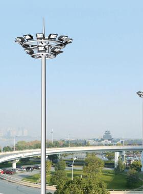 户场足外球场LED高杆灯 港口码头度RQB照明灯路可广升降式高高杆