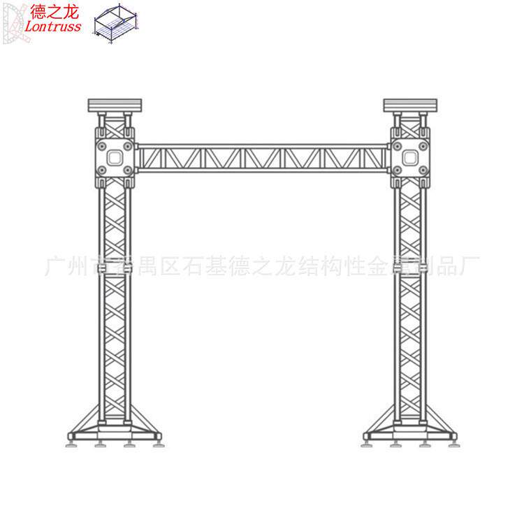 桁架厂家供应铝合金桁架户外蓬房路演truss灯光架升降拼装舞台架