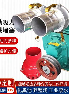 2.5寸猪粪牛粪强力吸污泵泥浆污水小型排污泵农村厕所不堵清理泵