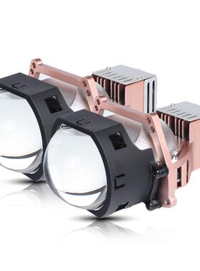 方形V903寸LED双光透镜大灯75W6000K汽车前大灯远近一聚三寸高亮