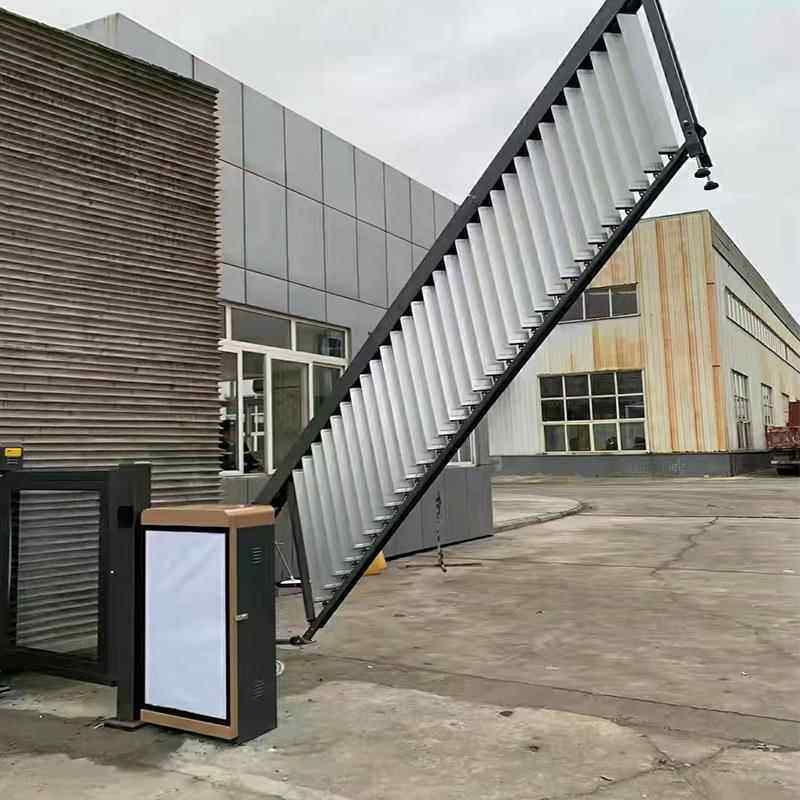 厂家直供小区栅栏空降闸 门禁起落杆停车场车牌识别道闸 单杆道闸