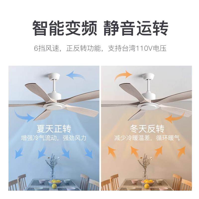 餐厅客厅家用吊顶风扇现代简约商用无灯电风扇北欧大风力工业吊扇