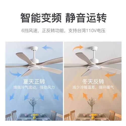 新款直销餐厅客厅家用吊顶风扇现代简约商用无灯电风扇北欧大风力