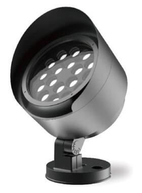 6W18W36W72W LED投光灯户外防水圆形公园别墅小区广场园林照树灯