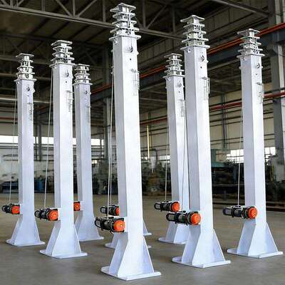 电动/手摇升降桅杆多段伸缩式支撑杆4米6米9米 mast SYE