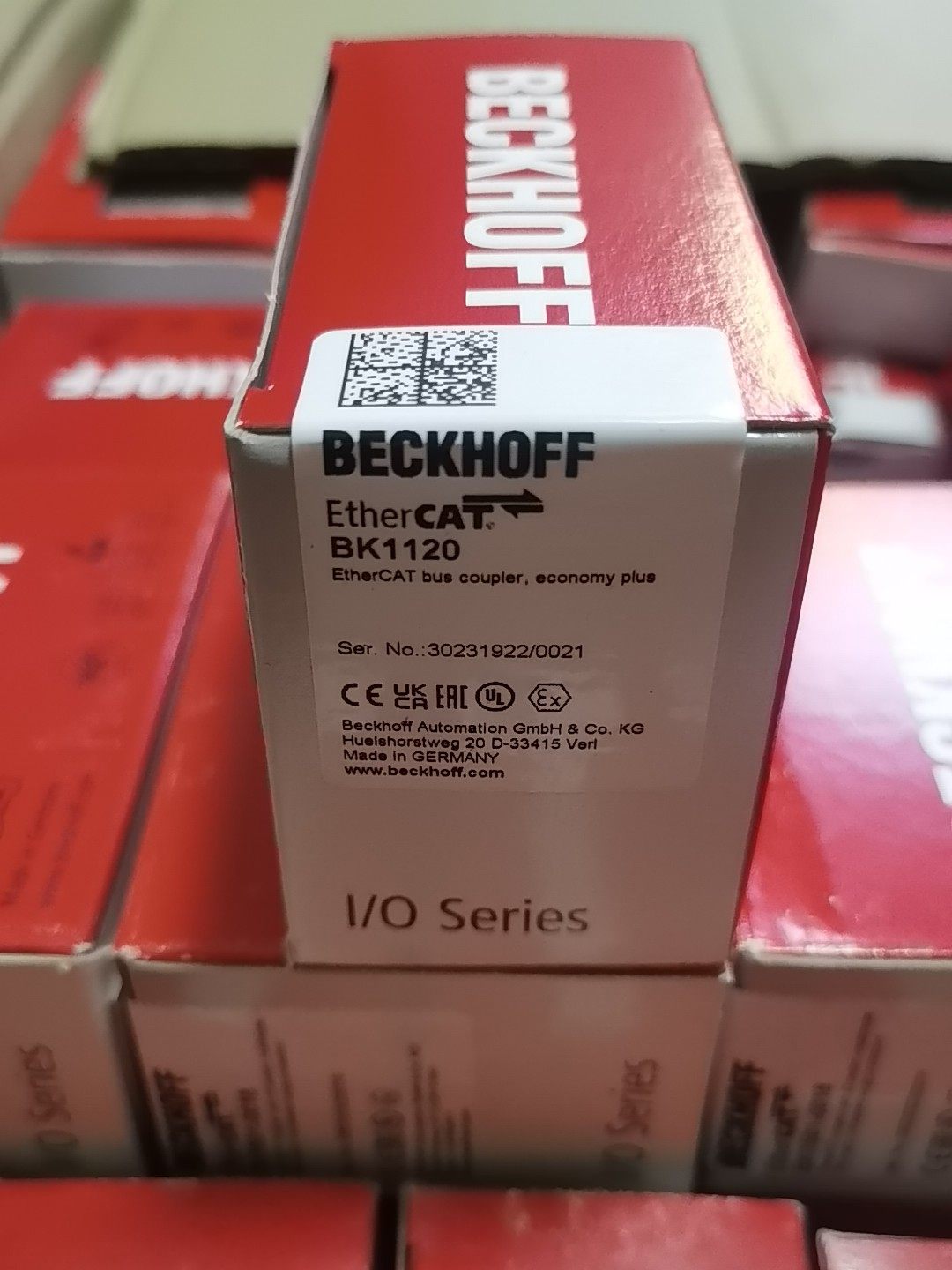 倍福BECKHOFF EtherCAT BK1120全新正品