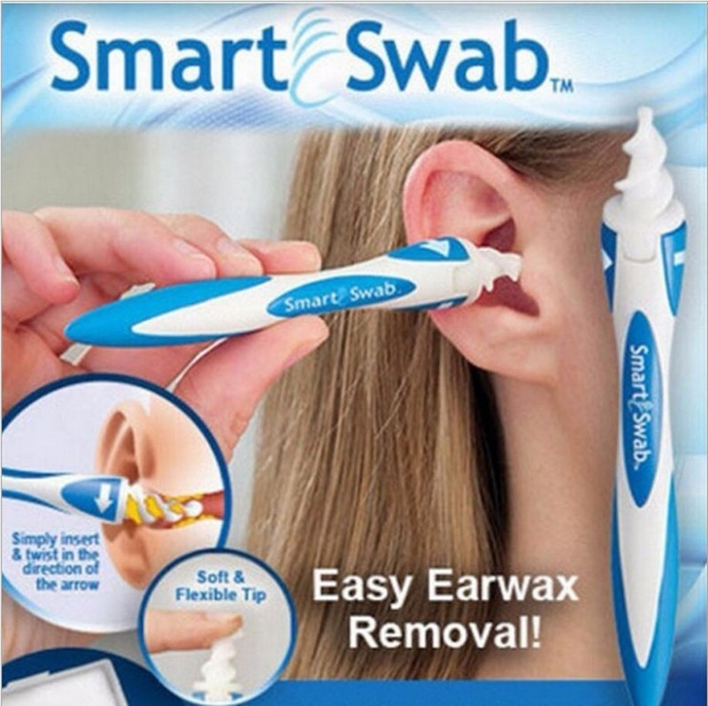 Smart Swab  Earwax Removal Soft Spiral Ear Cleaner Ear-pick