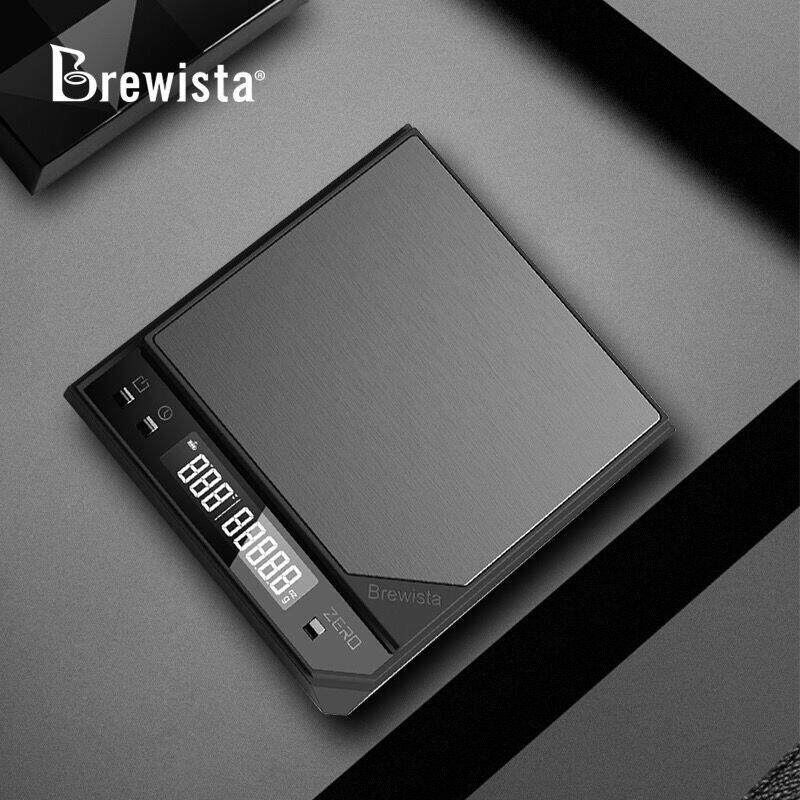 Brewista简约X系列电子秤 手冲咖啡称重计时可充电 意式咖啡专用