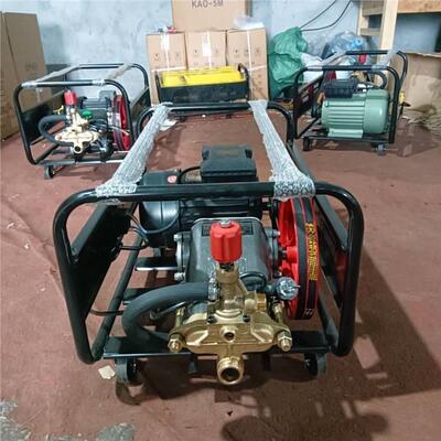 上海黑猫55.58型商用大功率高压洗车机,22L大流量洗车泵,自吸两用