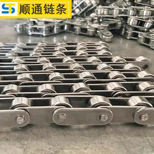 201不锈钢大滚珠链条06B3分08B4分工业用304滚子链条输送带传动链