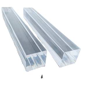 力 火力亚克抛亚克50方正光滑棒可透亮力方形润棒材水亚克50方棒