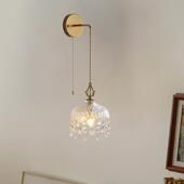 法式 复古362厅过道走廊卧电室 轻奢免布线充壁灯拉客绳开关床美式