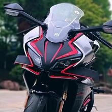 适用春风450SR-S改装竞技下唇 单摇臂鸟嘴定风翼导流罩前脸后视镜