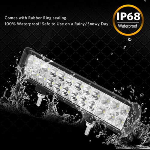 新款 汽车LED Light Bar 72W工作灯汽车射灯改装车顶灯长条灯