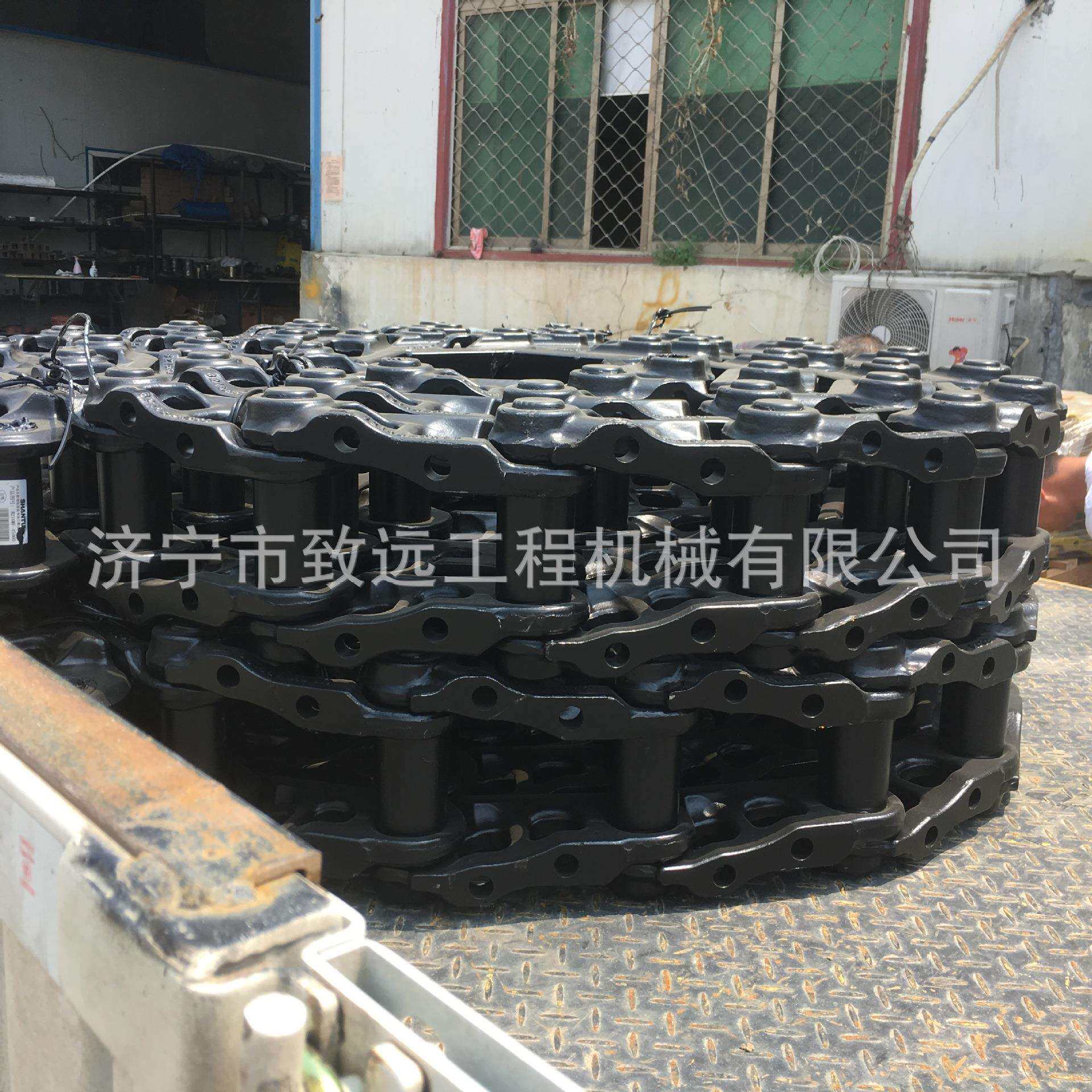 SK250链轨多少节? 四轮一带 sk250-8链条 链板 挖掘机链条总成,