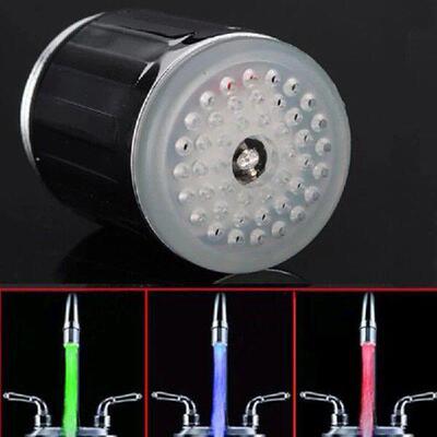 AUBESS LED Temperature Sensitive 3-Color Light-up Faucet