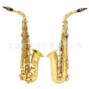 MBAT降E调中音萨克斯风漆金表面萨克斯乐器SAX初学专业演奏