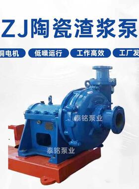 ZJ卧式离心渣浆泵陶瓷耐磨尾矿吸沙柴油机船用泥浆泵增压泵厂家